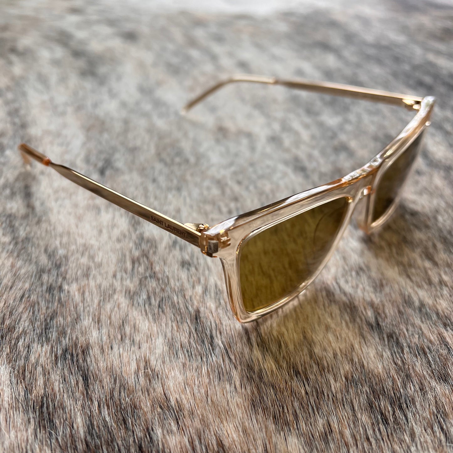 YSL Unisex Metal Arm Sunglasses