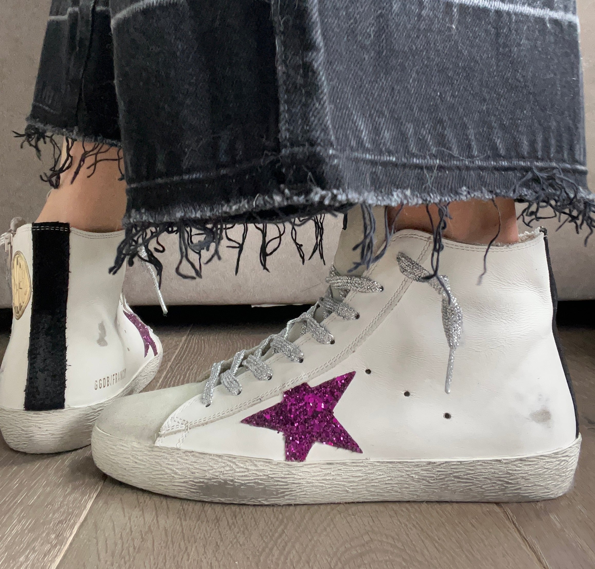 Golden Goose Francy Glitter Star