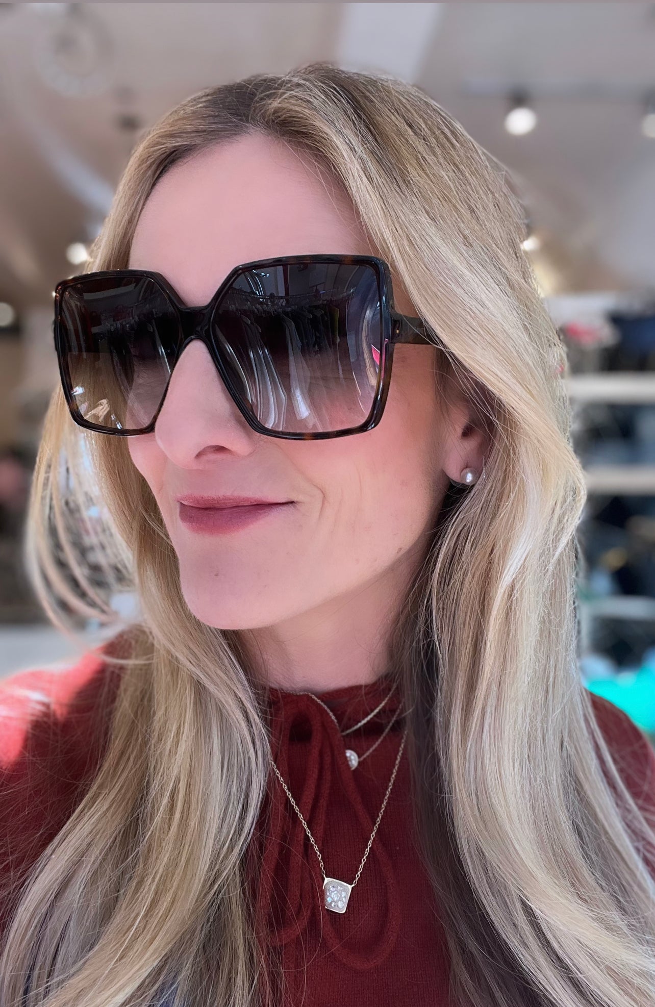 YSL Oversized Square Sunglasses – Two Skirts