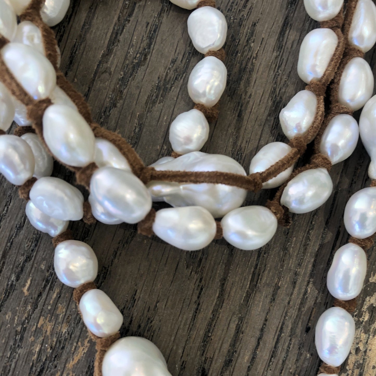 Tess Baroque Pearl Wrap Necklace