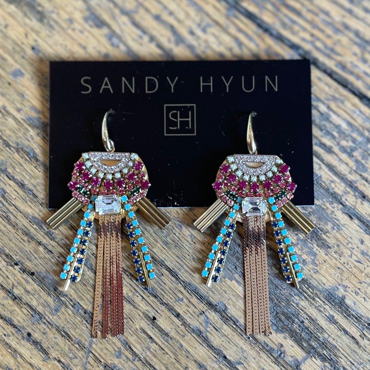 Sandy Hyun Art Deco Earrings