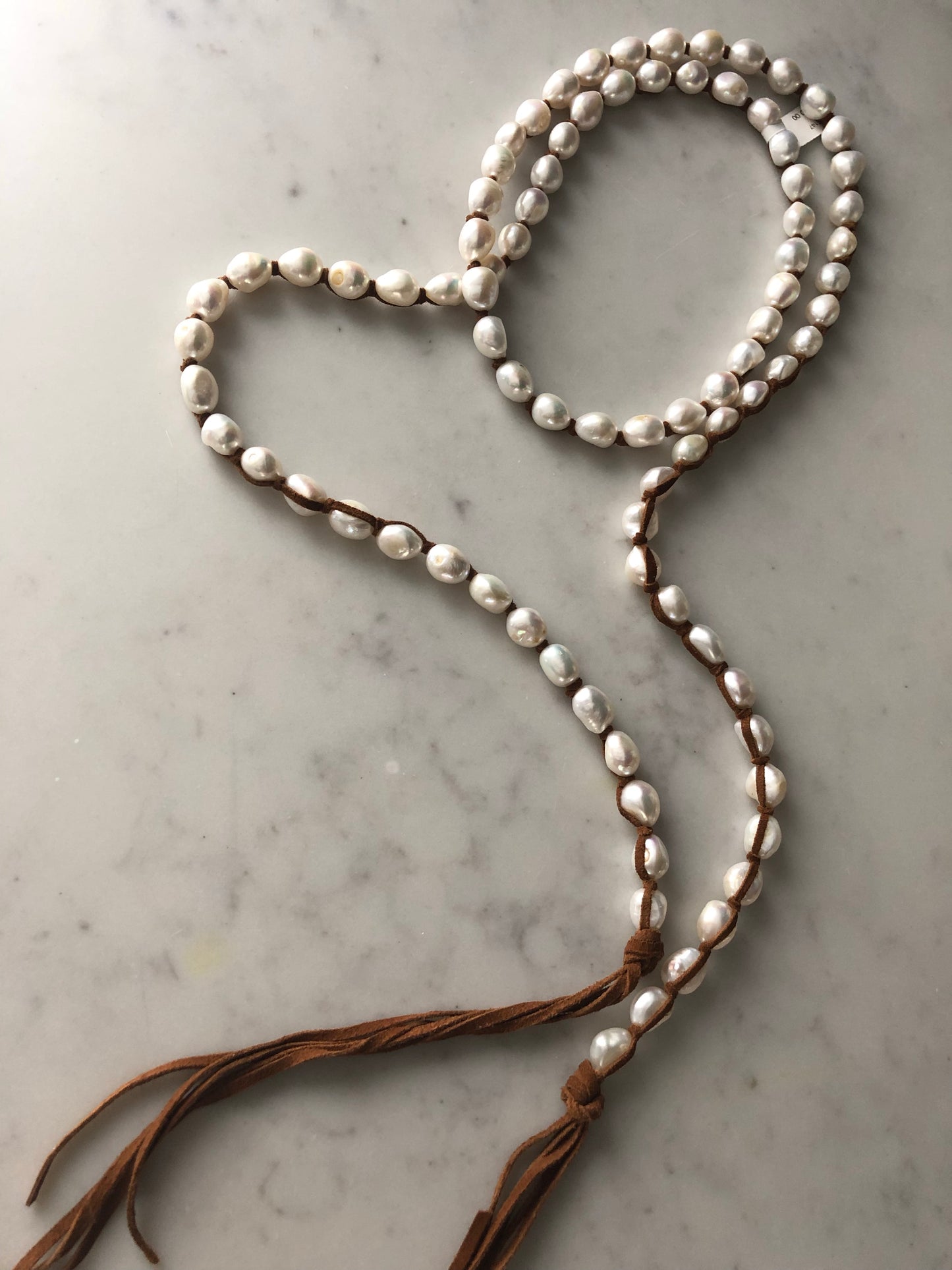 Tess Medium Pearl Triple Wrap Necklace