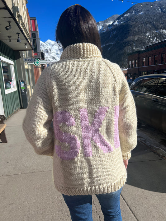 GOGO SKI Long Cardi