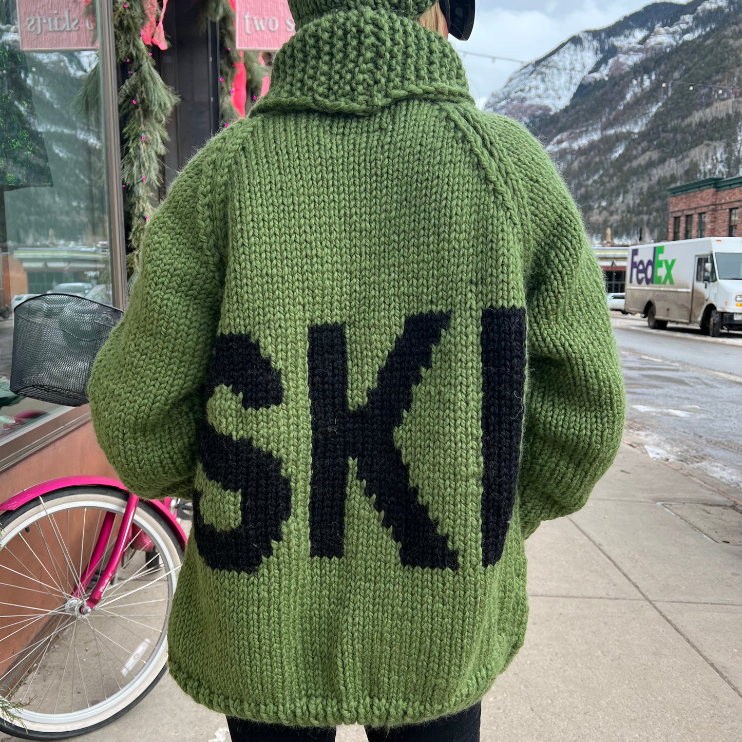 GOGO SKI Long Cardi