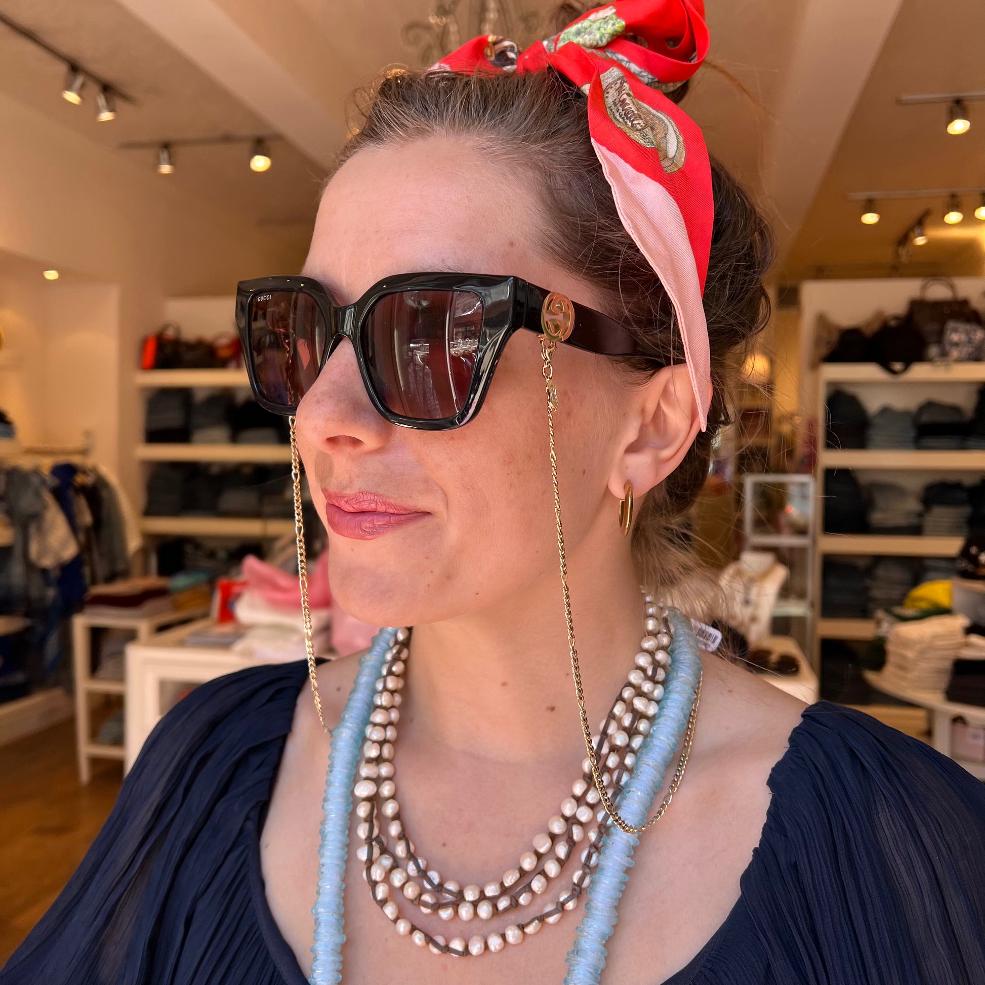 Gucci sunglasses with pearls hot sale