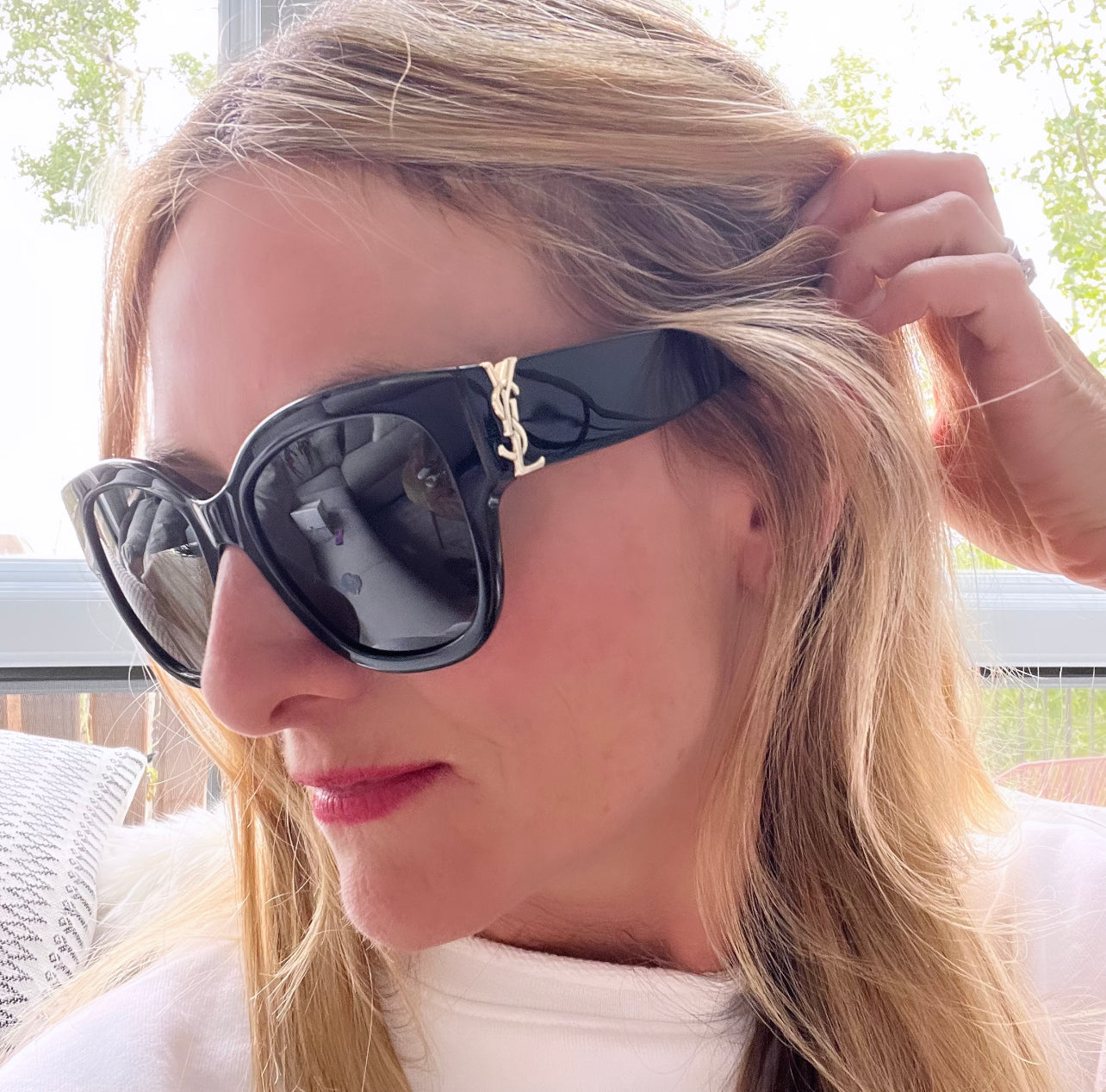 YSL Logo Sunglasses