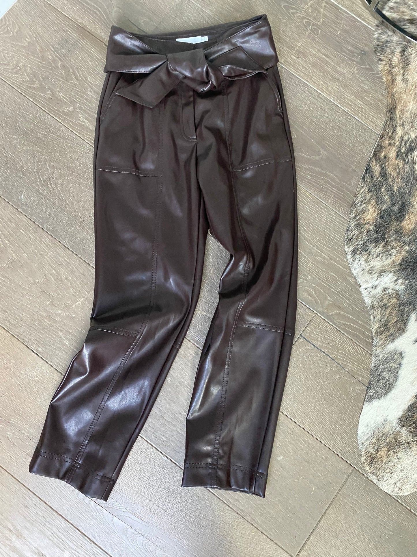 Jonathan Simkhai Tessa Vegan Leather Pant