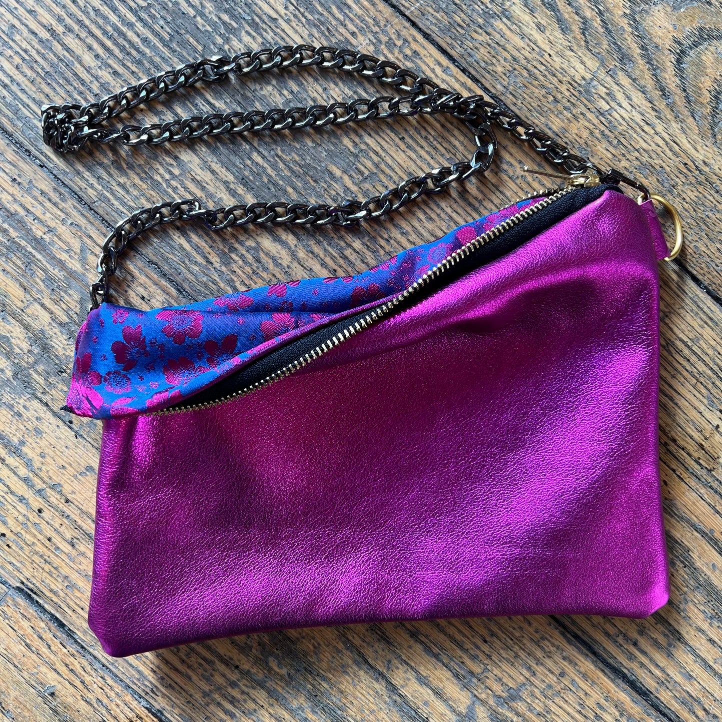 Fox + Stag Leather Clutch
