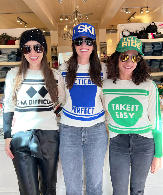 NAW Ski Sign Sweaters