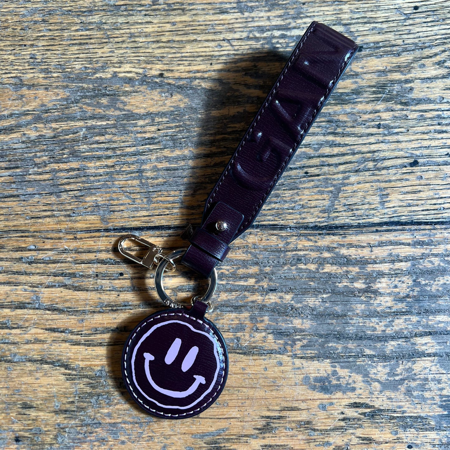 Ganni Banner Keychain