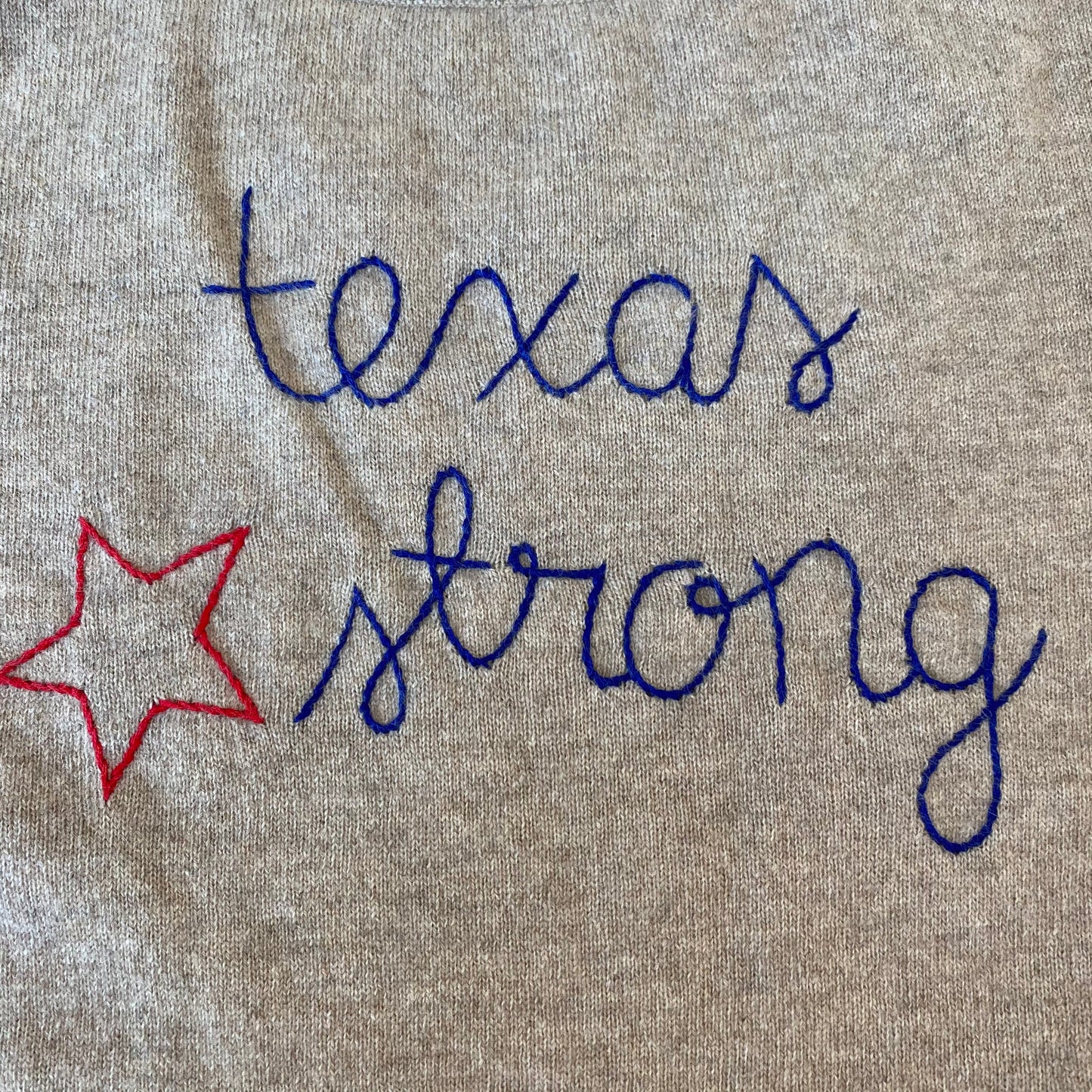 Lingua Franca “Texas Strong” Sweater