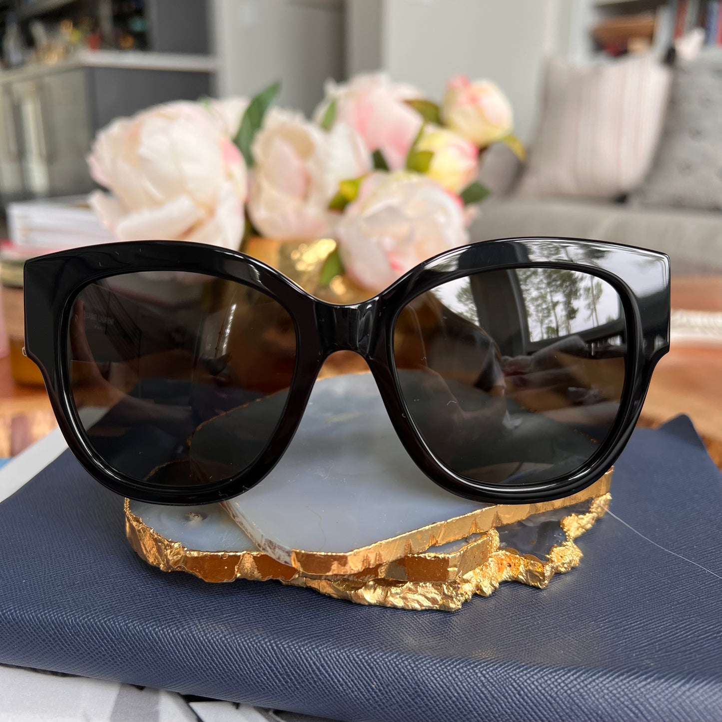 YSL Logo Sunglasses